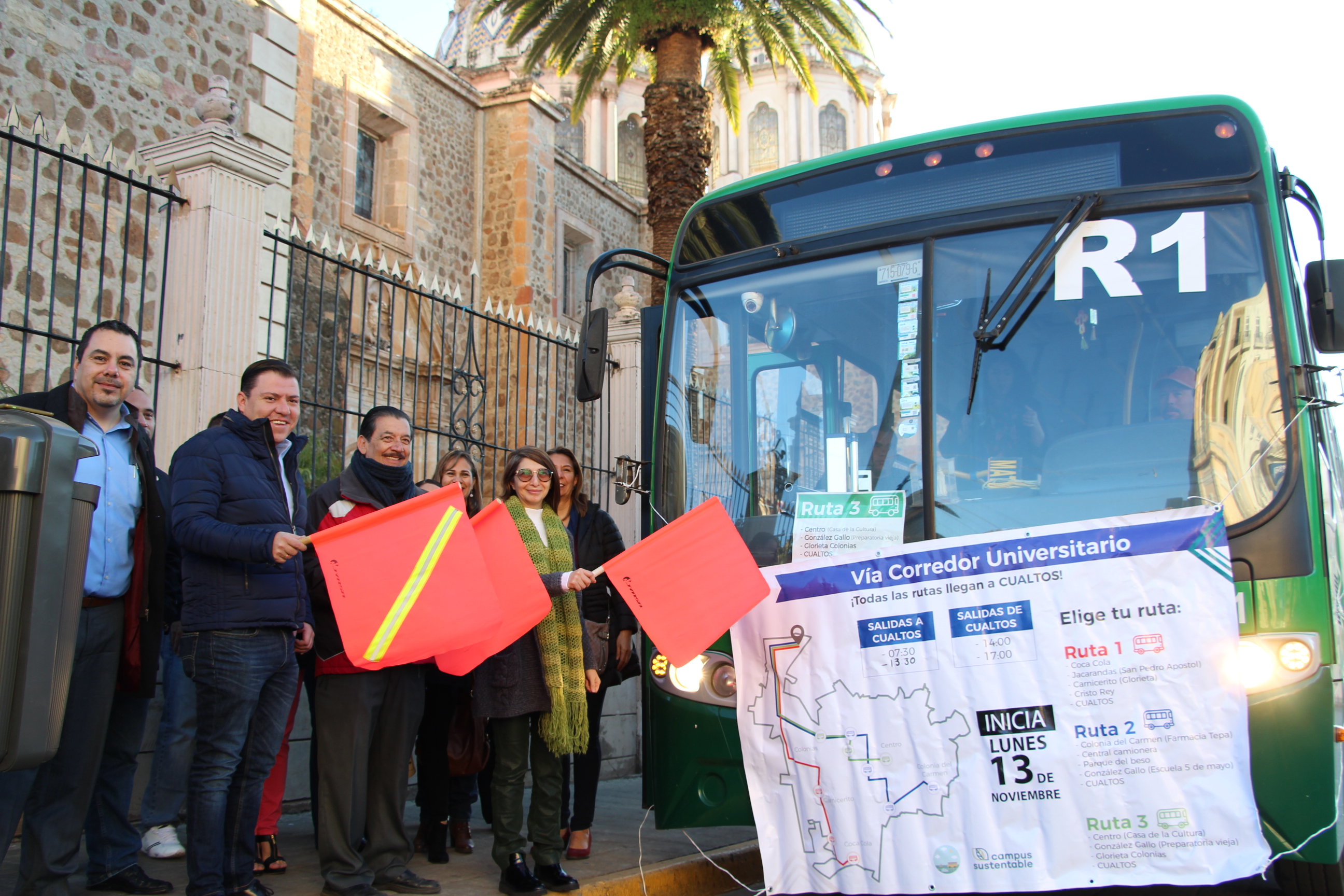 Inauguran nuevas rutas de transporte público que vendrán al CUAltos