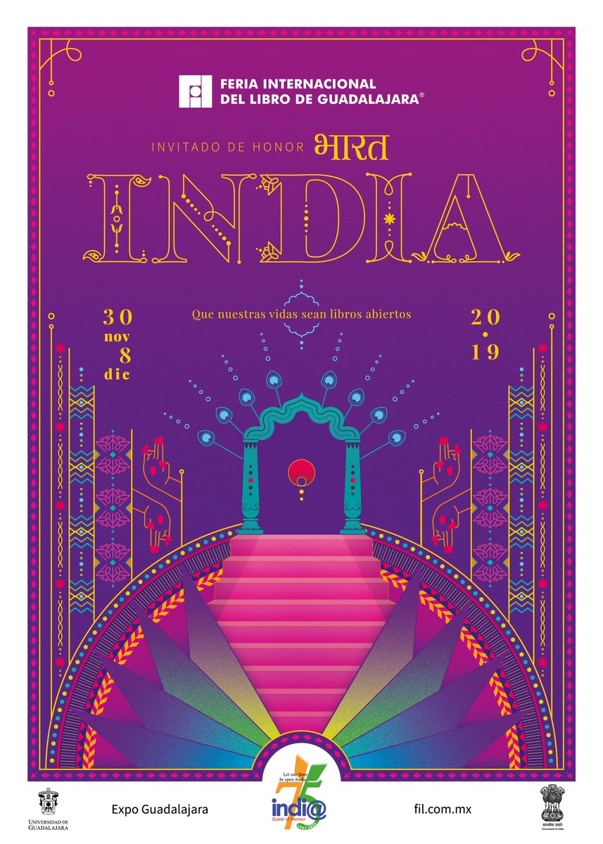 La cultura de India será un libro abierto en la FIL Guadalajara