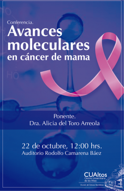 Avances Moleculares en Cáncer de Mama