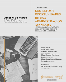 Los retos y oportunidades de una administración avanzada