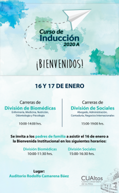 Curso de Inducción 2020 A