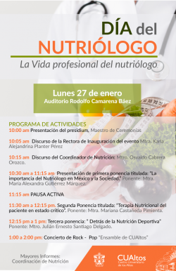 Día del nutriólogo