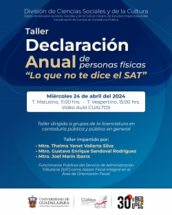 Taller Declaración anual de personal físicas 