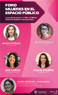 Foro Mujeres en el espacio público