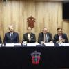 Rueda de prensa en el Piso 6 de Rectoría General para anunciar el Anuncian II Simposio Interinstitucional del Alzheimer