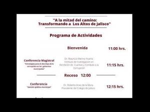 En vivo - FORO “A la mitad del camino: Transformando a Los Altos de Jalisco”